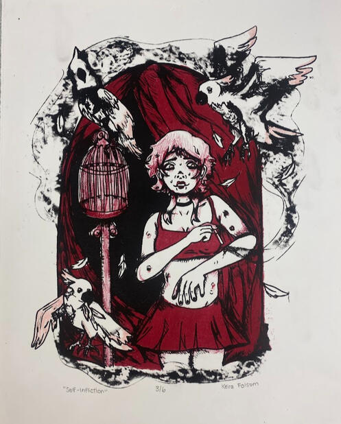 Self-Infliction (lithograph)