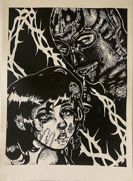 Exhange (relief print)